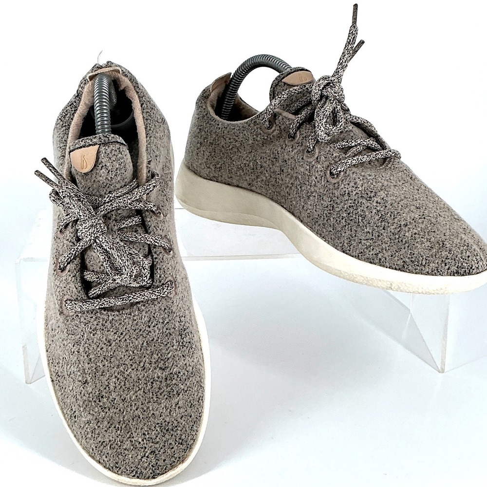Allbirds Women's Size 9 Wool Runners Grey Knit Sneakers Mizzies Shoes - Picture 3 of 13